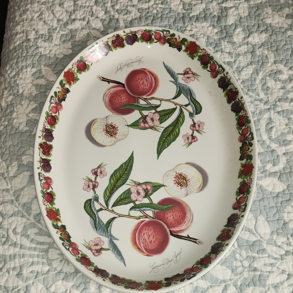Portmeirion, Pomona pattern, 20-inch TURKEY PLATTER, NWT